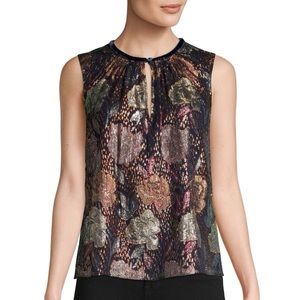 Rebecca Taylor Rose Sleeveless Top